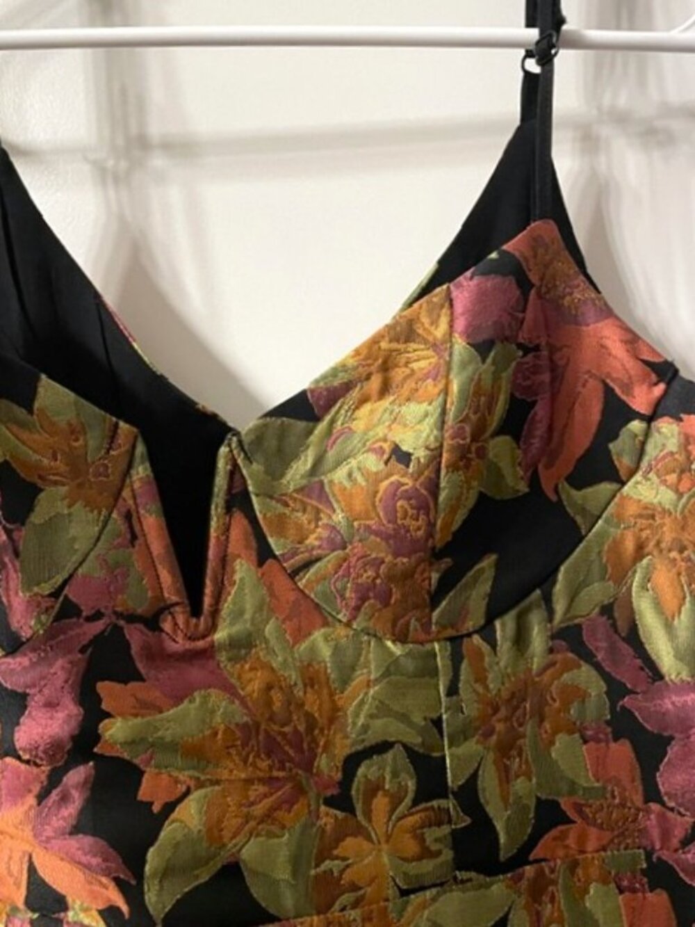 NWT Lulus Ready for Festivities Floral Jacquard Mini Dress Size Small - Picture 7 of 16